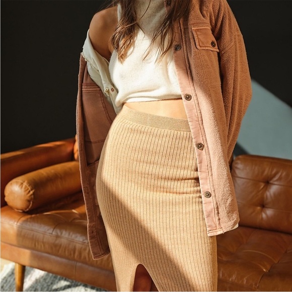 Free People - Skyline Midi Skirt - Size: XSmall - NWT - Picture 1 of 4